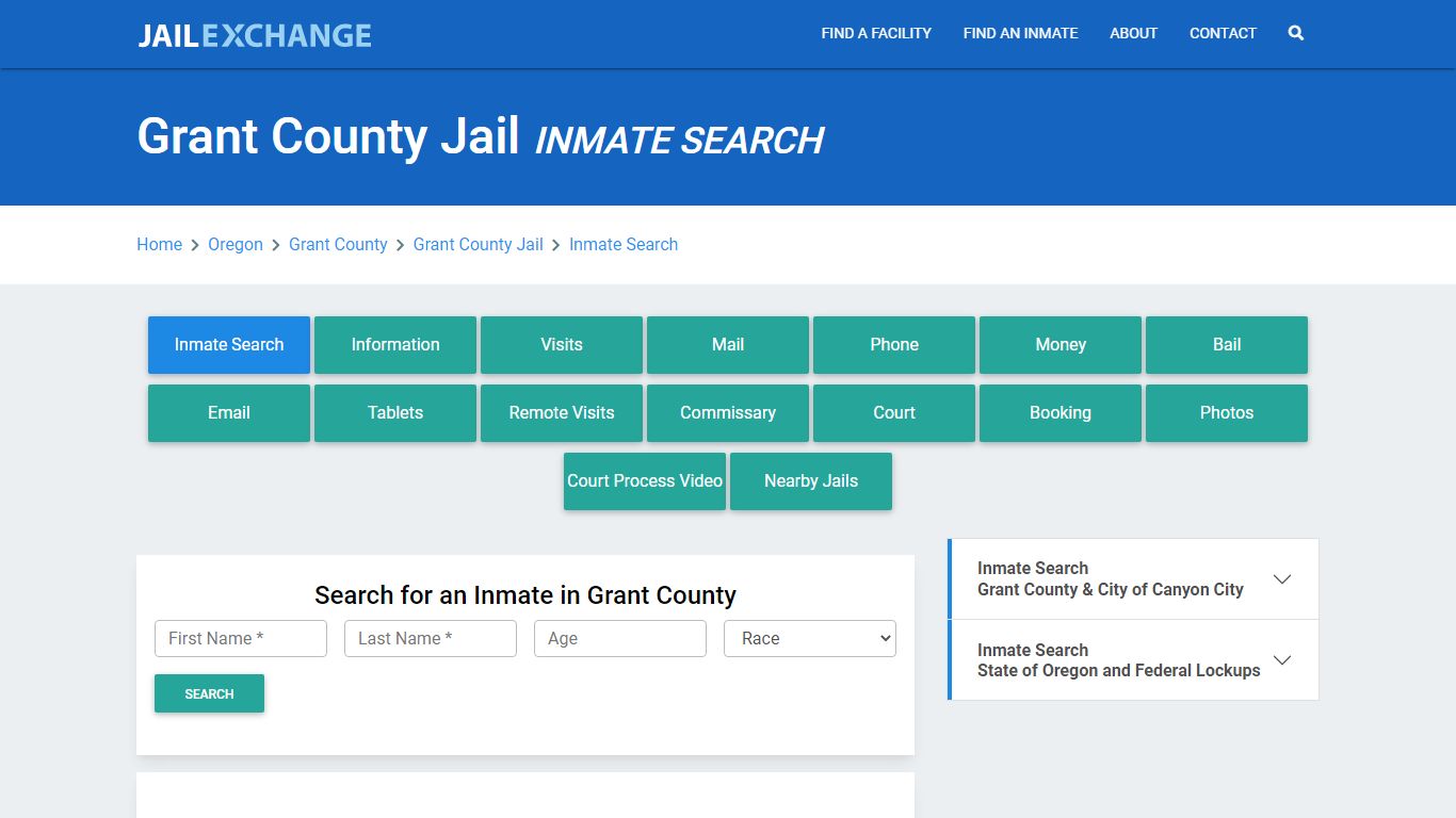 Grant County Jail, OR Inmate Search: Roster & Mugshots