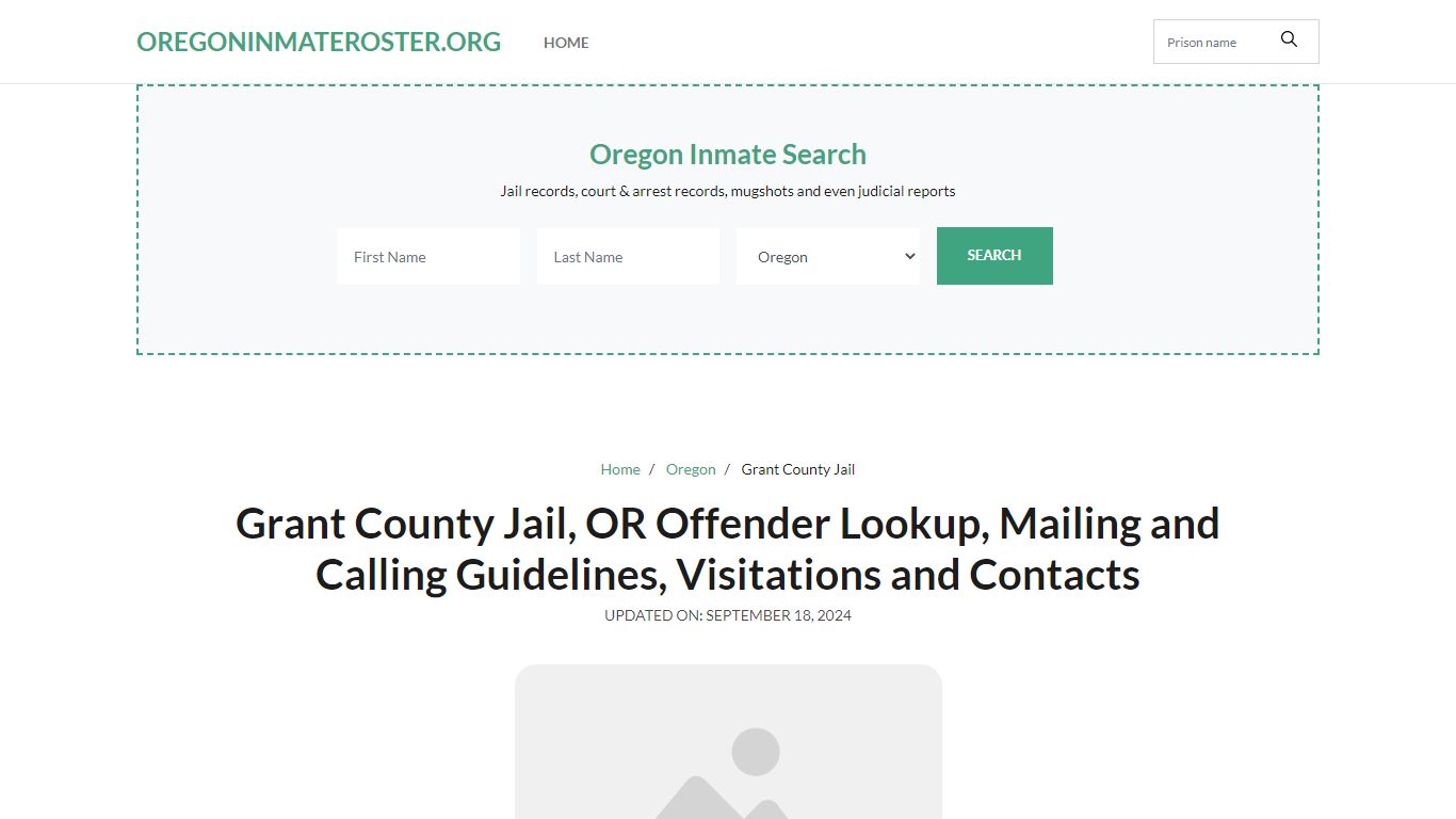 Grant County Jail, OR: Inmate Search Options, Visitations, Contacts